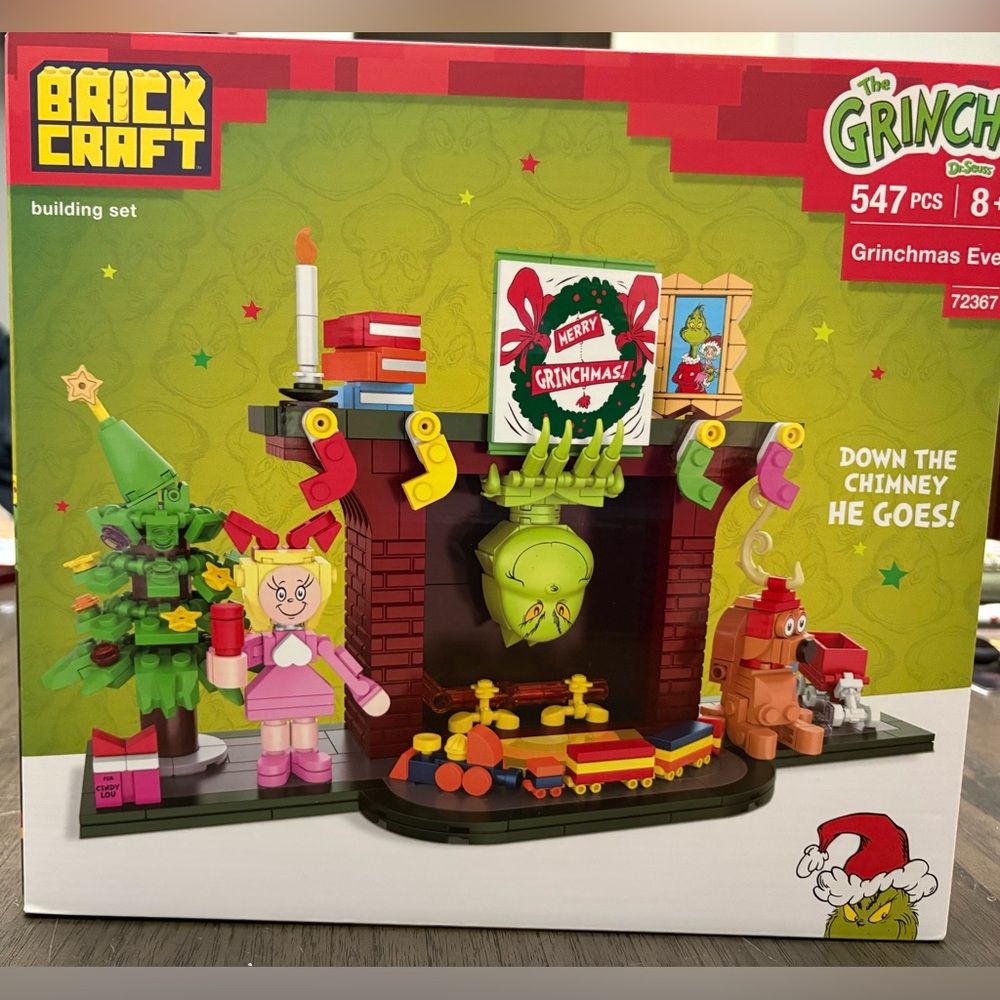 Grinchmas Holiday Building Set - Green, Red, Yellow